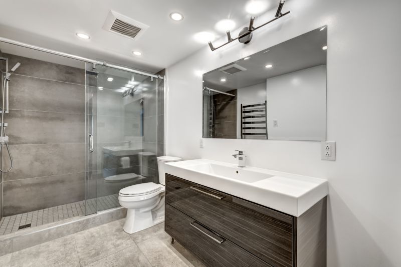 Contemporary Vanity with Lighting